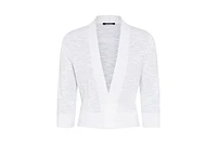 Olsen Women's Cropped Cardigan with Waist Tie