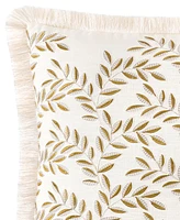 Rose Tree Baroda Embroidered Sham, European