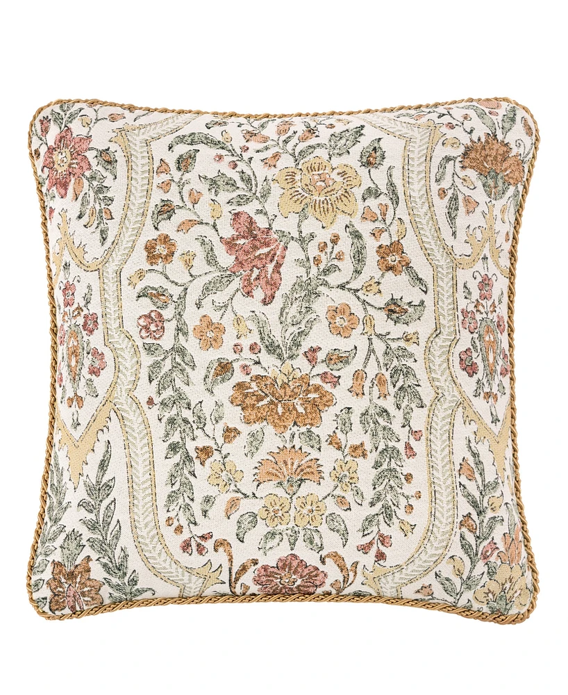 Rose Tree Baroda Floral Decorative Pillow, 18" x 18"