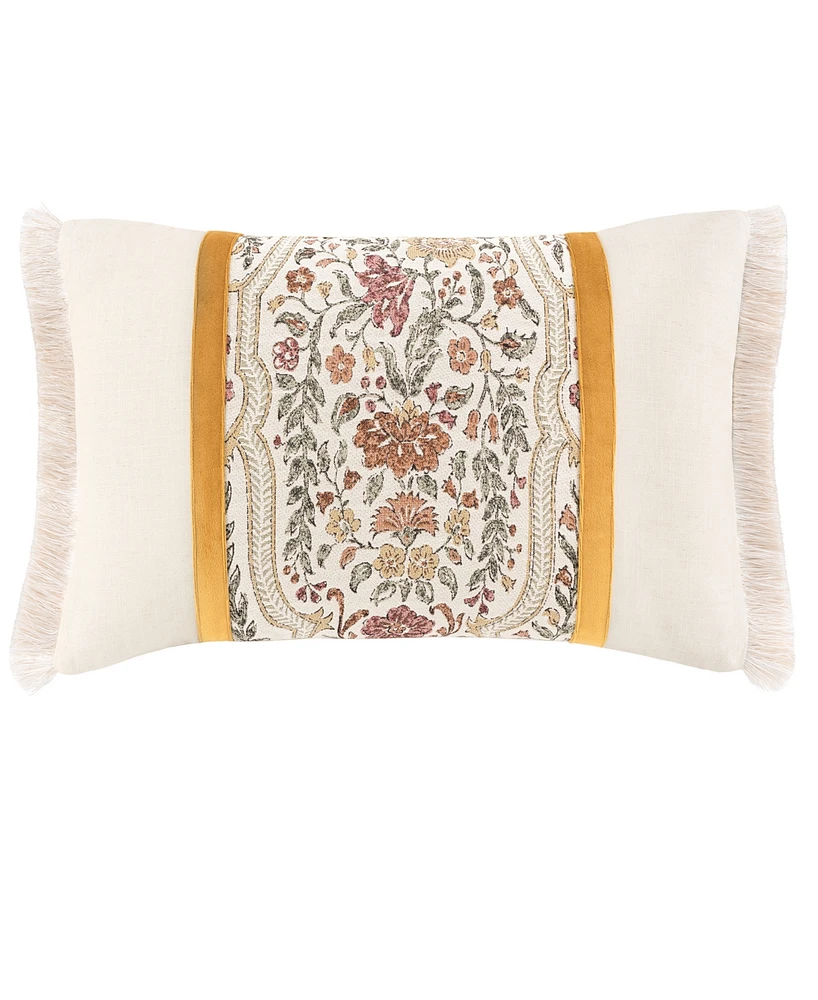 Rose Tree Baroda Boudoir Decorative Pillow, 24" x 14"