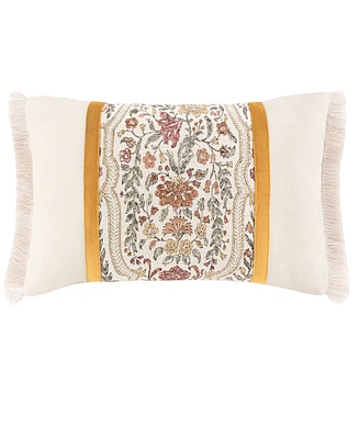 Rose Tree Baroda Boudoir Decorative Pillow, 24" x 14"