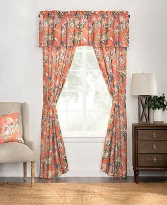 Rose Tree Cara Floral Tailored Valance, 80" x 17"
