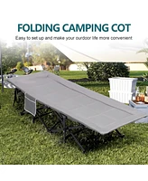 Folding Camping Cot for Adults Supporting up to 450lbs with Carry Bag