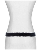 Michael Kors 32mm Braided Leather Belt