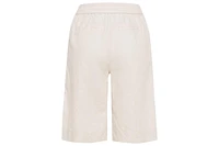 Olsen Women's Mona Fit Straight Cotton Linen Short