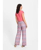 Olsen Women's Anna Fit Wide Leg Lace Pant