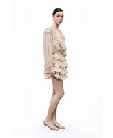 Nocturne Women's Frilled Mini Skirt