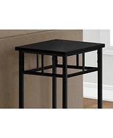 Rustic Square End Table with Shelf – Versatile Storage Piece