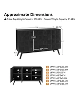 Erica 53" Wide Mid-Century Modern Sideboard