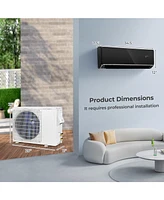 12000 Btu 22 SEER2 208-230V Wifi Enabled Mini Split Air Conditioner and Heater White