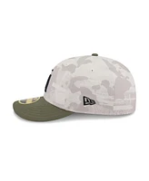 New Era Men's Light Beige/Olive Minnesota Twins 2025 Armed Forces Day Low Profile 59FIFTY Fitted Hat