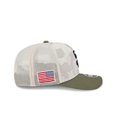 New Era Men's Light Beige/Olive San Diego Padres 2025 Armed Forces Day 9SEVENTY Adjustable Hat