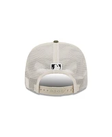 New Era Men's Light Beige/Olive Athletics 2025 Armed Forces Day 9SEVENTY Adjustable Hat