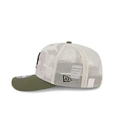 New Era Men's Light Beige/Olive New York Mets 2025 Armed Forces Day 9SEVENTY Adjustable Hat
