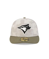New Era Men's Light Beige/Olive Toronto Blue Jays 2025 Armed Forces Day 59FIFTY Fitted Hat