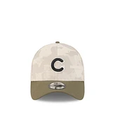 New Era Men's Light Beige/Olive Chicago Cubs 2025 Armed Forces Day 39THIRTY Flex Hat