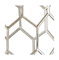Honeycomb Hexagonal End Table for Modern Living Room or Bedroom