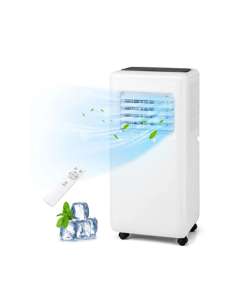 3-in-1 8000 Btu Portable Air Conditioner with Remote Control