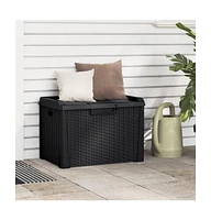 Patio Storage Box Anthracite 33 gal Pp