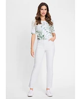 Olsen Women's Lisa Fit Straight Embellished Jean