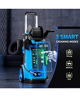 4500PSI 2.4 Gpm Electric High Pressure Washer with Led Control and 4 Quick Connect Nozzles