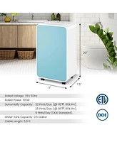 32 Pints/Day Portable Quiet Dehumidifier for Rooms up to 2500 Sq. Ft