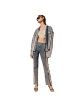 Pcfg Women's Free Heaven Inside Out Blue Jacket