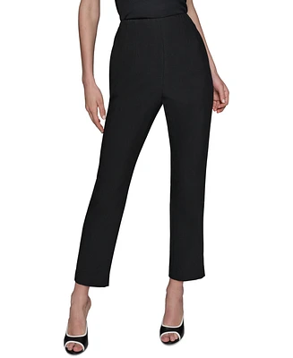 Karl Lagerfeld Paris Women's Seam-Detail Ankle Pants