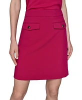 Karl Lagerfeld Paris Women's Flap-Pocket Skirt