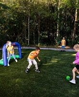 Franklin Sports Nerf Air Goal Kids Inflatable Soccer Goal Set