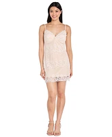 Morgan & Company Women's Tie-Back Lace Cocktail Dress