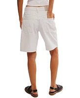 Free People Women's Montana High-Rise Cotton Shorts