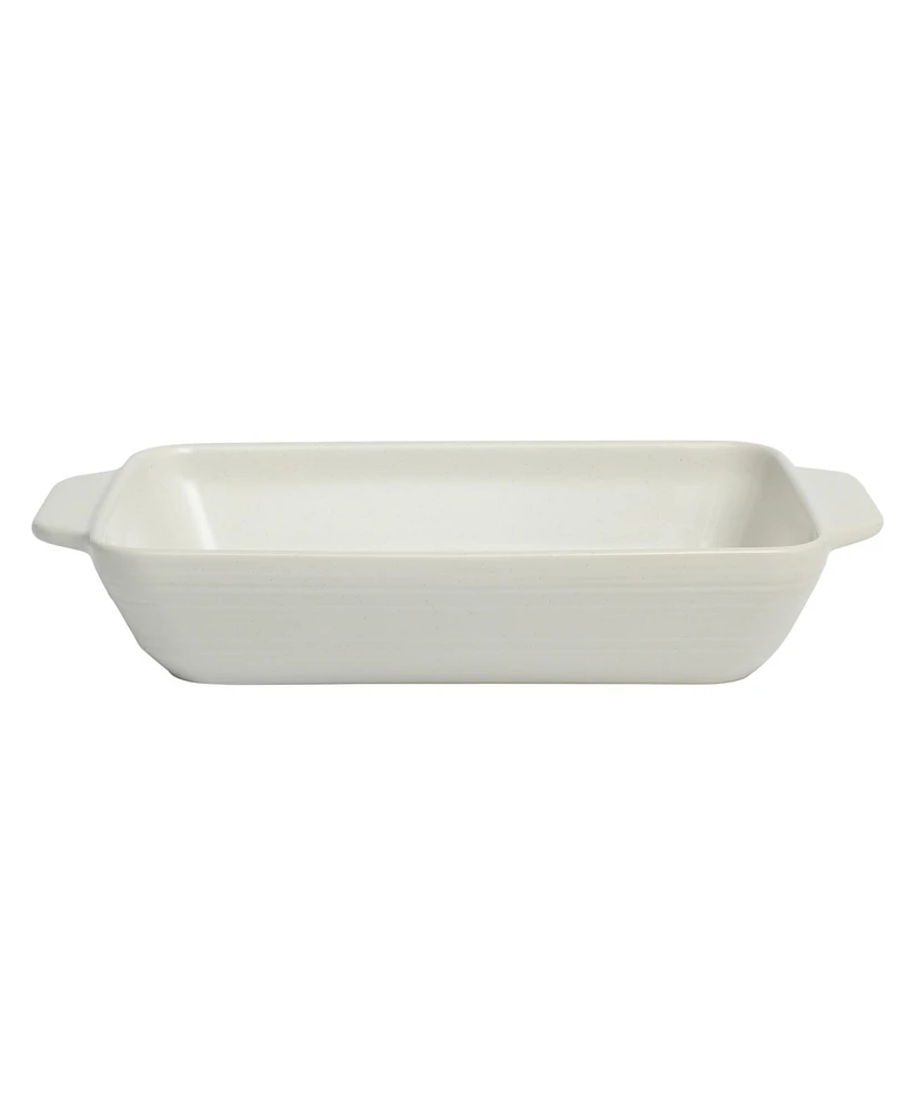 Gibson Home Beachmont 9 x 13 4 Qt Casserole Baking Dish for Oven, Ceramic Baking Pan, Lasagna Pan with Handles - Micorwave and Oven Safe