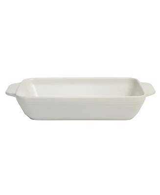 Gibson Home Beachmont 9 x 13 4 Qt Casserole Baking Dish for Oven, Ceramic Baking Pan, Lasagna Pan with Handles - Micorwave and Oven Safe