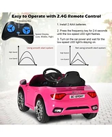 12V Kids Ride-On Car with Remote Control and Lights
