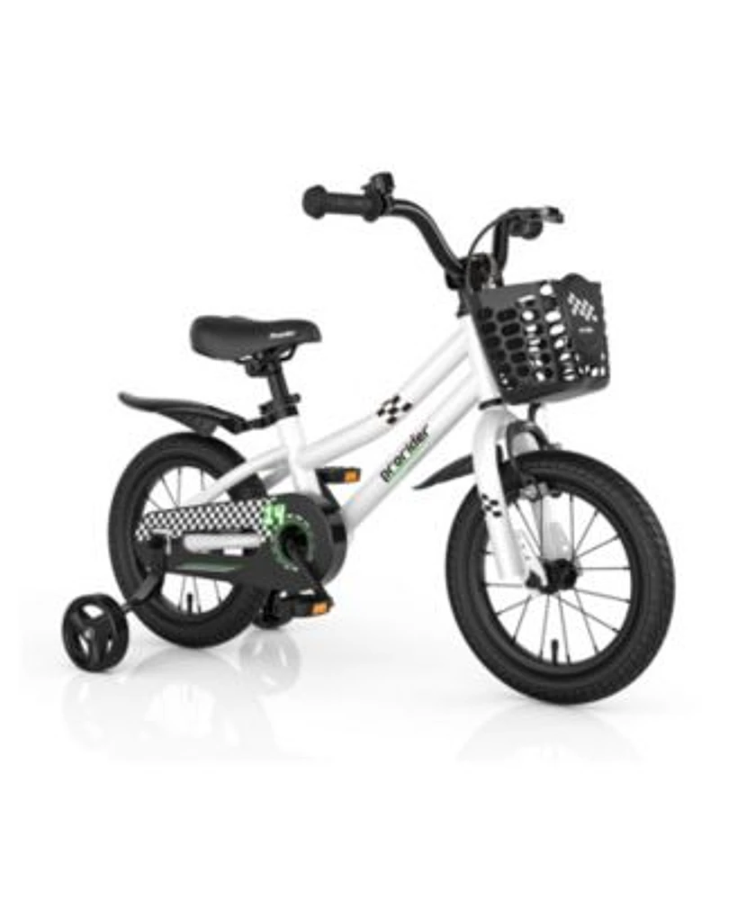 14 Inch Kids Bike With 2 Training Wheels For 3 5 Years Old