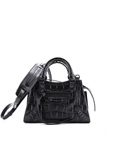 Pre-Owned Balenciaga Mini Neo Classic City Bag Embossed Leather