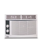 Black+Decker Window Air Conditioner 5,000 Btu, Ac Window Unit Cools Up to 150 Square Feet, Window Ac Unit with Mechanical Controls, 2 Cooling Speeds a