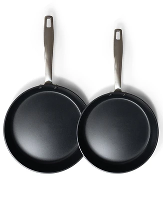 Alva Maestro 2 Piece Ceramic Nonstick Frying Pan Set Ceramic Pans for Cooking Non Toxic Cookware Non Stick Frying Pans All Stovetop Induction & Oven S