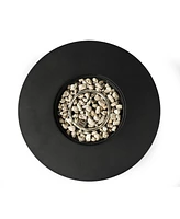 30 in. Propane Round Fire Table 40000BTU Propane Fire Pit Table