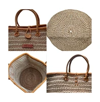 Life s Path Handmade Sisal Market Tote Basket