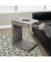 Sleek Hollow Core Accent Table for Stylish Living Rooms