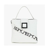 Women's Pure Perfection White Bucket Bag