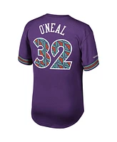 Men's Mitchell & Ness Shaquille O'Neal Purple Nba Mesh T-shirt