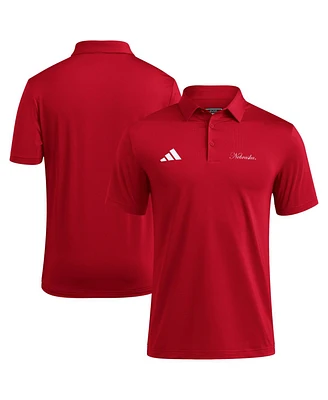 Adidas Men's Scarlet Nebraska Huskers Ultimate 365 Polo Shirt