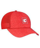 Fanatics Women's Red Calgary Flames Authentic Pro Adjustable Trucker Hat