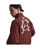 Nike Women's Brown Club America Ca x Essential Woven Full-Zip Jacket
