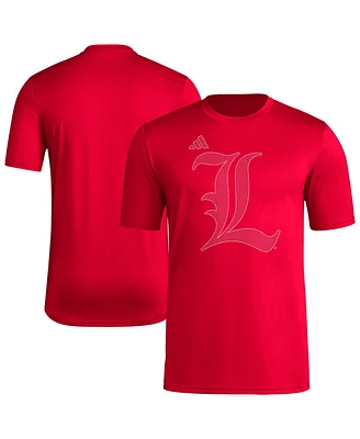Adidas Men's Red Louisville Cardinals Locker Local Impression T-Shirt