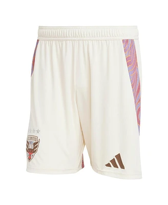Adidas Men's Tan D.c. United Away 2025 The Soul Kit Authentic Shorts