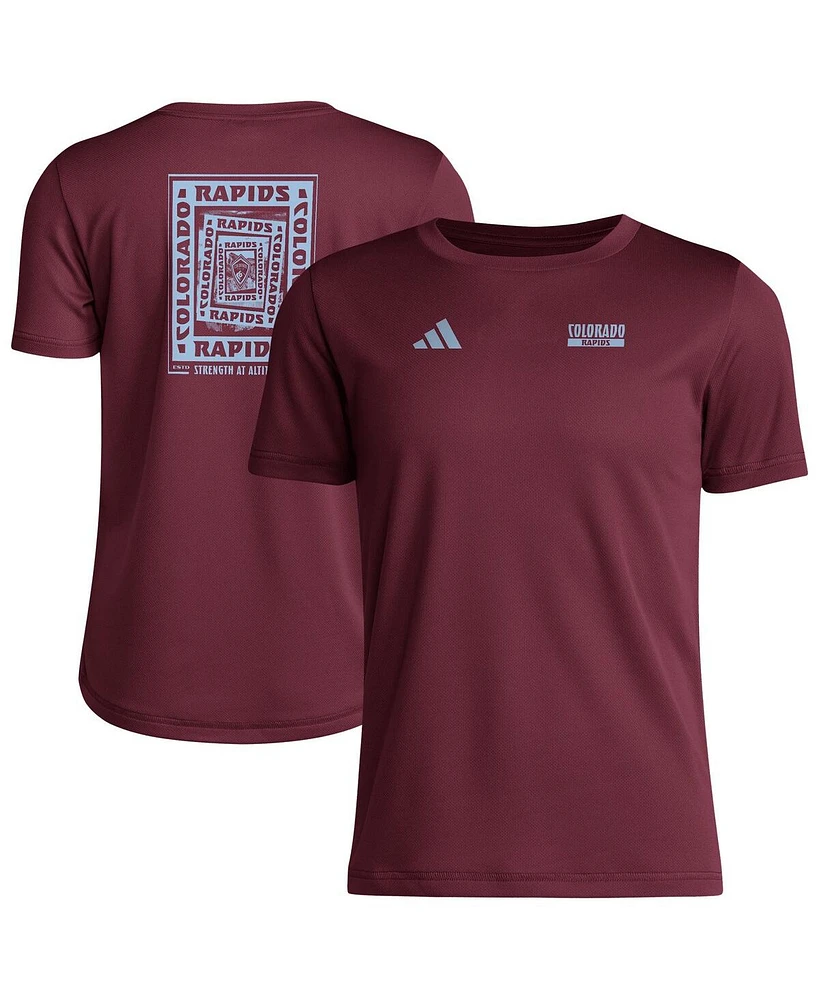 Adidas Big Boys and Girls Red Colorado Rapids Local Wrap T-Shirt